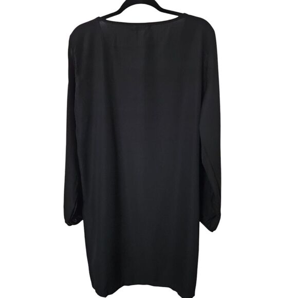 Just Fashion Now Womens Black Open Long Sleeve Midi Dress Size 2XL - Picture 2 of 6